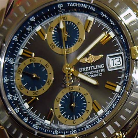 breitling black dial|Breitling chronomat dial chart.